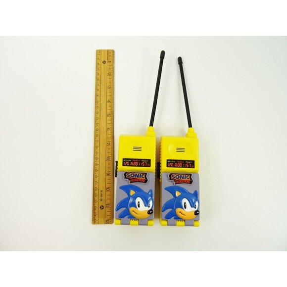 Rare Sonic the Hedgehog Flip Phone Walkie Talkies 1993 Sega Vintage Toy WORKS - Picture 14 of 15